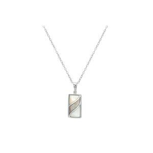 Sterling Silver Multicolored Mother of Pearl Pendent Necklace, $150 MSRP- New